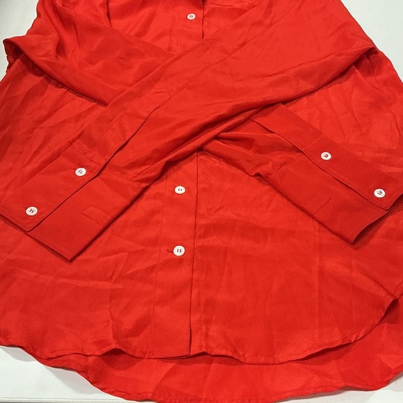 Serena Bute Red Button Up Shirt - Picture 4 of 5